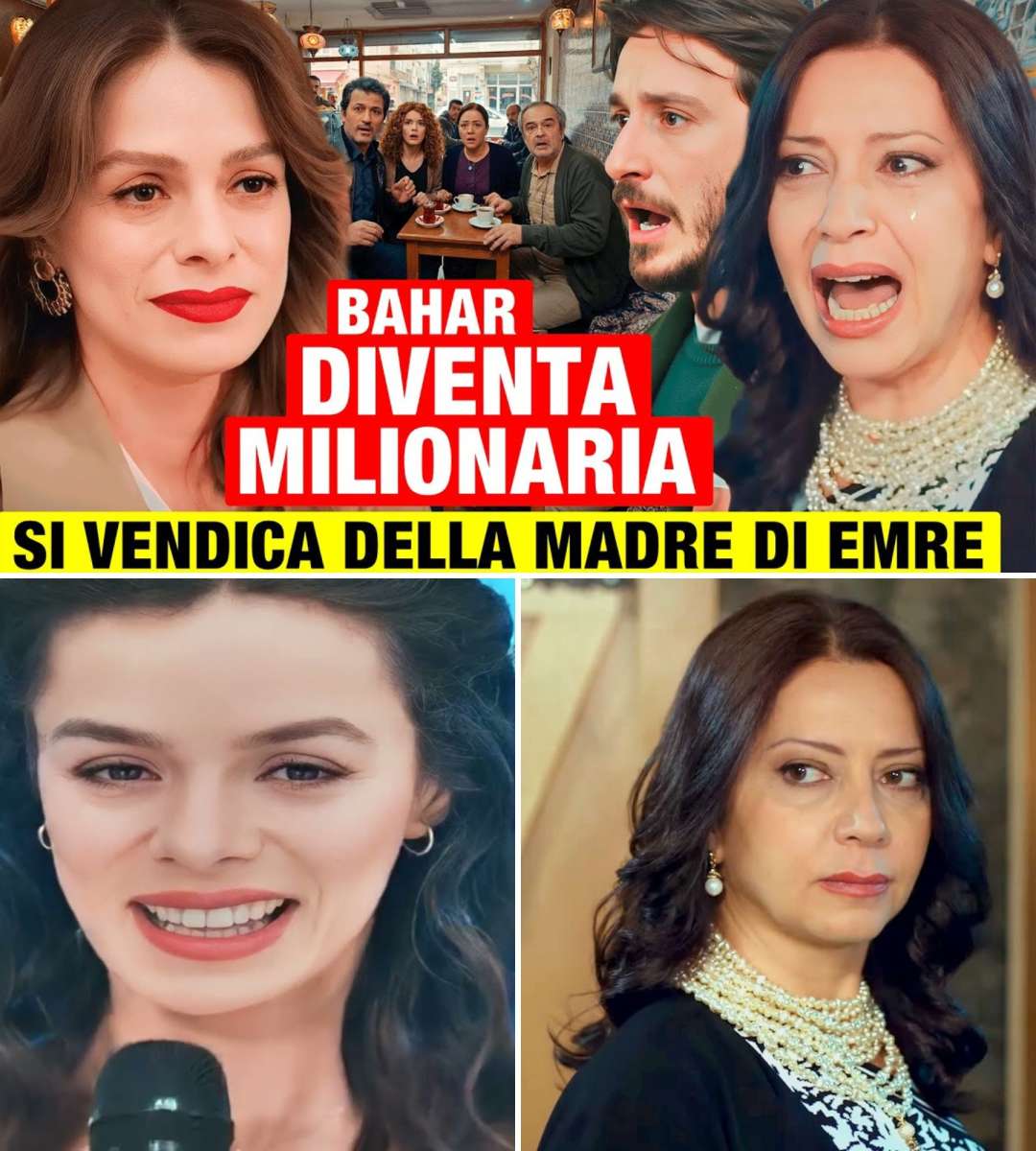 LA FORZA DI UNA DONNA - Bahar diventa milionaria e si vendica della madre di Emre. Anticipazioni.
