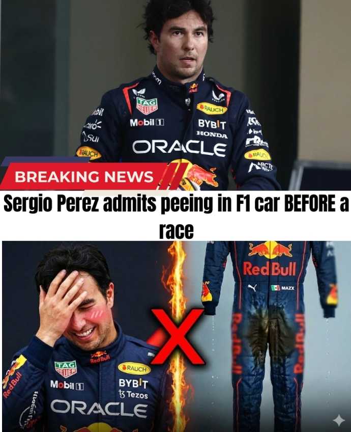 The glamour is a lie! Sergio Perez just confessed to the ultimate embarrassment: wetting his race suit right in front of his mechanics! Even Lewis Hamilton revealed that the legendary Michael Schumacher did it EVERY single time.